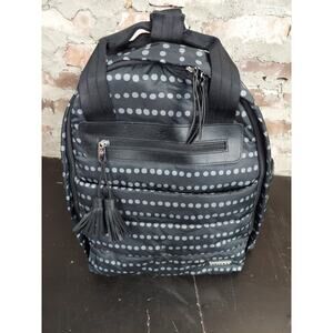 New Diaper Bag Book Bag Baby Girl Or Boy Black W Diaper Changing Pad